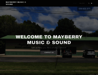 mayberrymusic.org screenshot