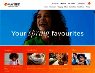 maybirdshopping.co.uk screenshot