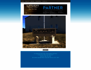 mayerllc.com screenshot