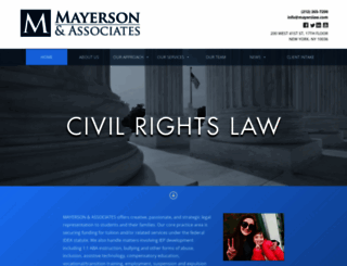 mayerslaw.com screenshot