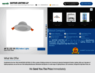 mayfair-india.com screenshot