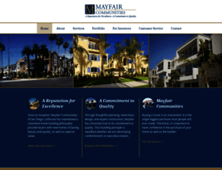 mayfaircommunities.com screenshot