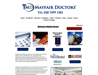 mayfairdoctors.com screenshot