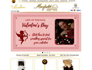 mayfieldchocolates.com.au screenshot