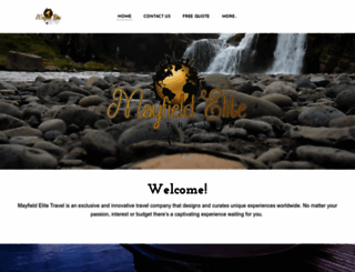 mayfieldelitetravel.com screenshot