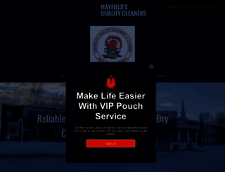 mayfieldscleanersandldy.com screenshot