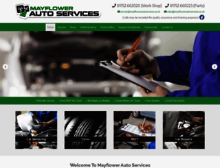 mayflowerautoservices.co.uk screenshot