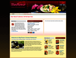 mayflowerchinese.com screenshot