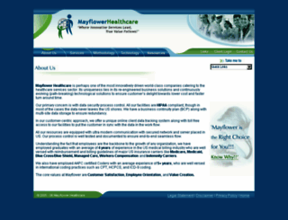 mayflowerhealthcare.com screenshot