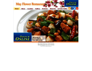 mayflowersanjose.com screenshot