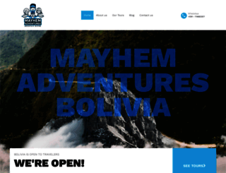 mayhembolivia.com screenshot