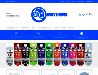 mayhems.co.uk screenshot