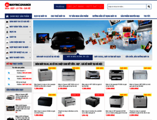 mayincuhanoi.com screenshot