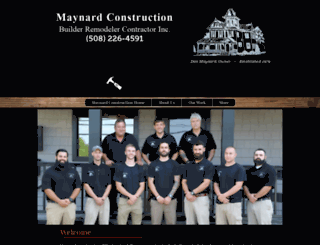 maynardconstructionbrc.com screenshot