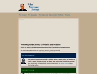 maynardkeynes.org screenshot