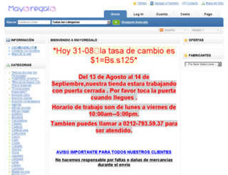 mayoregalo.com screenshot