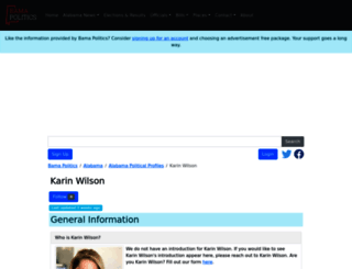 mayorkarinwilson.com screenshot