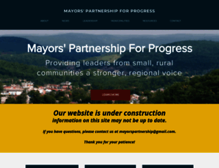 mayorspartnership.org screenshot