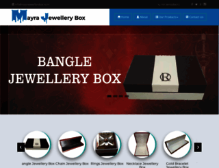 mayrajewellerybox.co.in screenshot