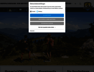 mayrhofner-bergbahnen.com screenshot