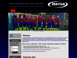 maysasoftball.com screenshot