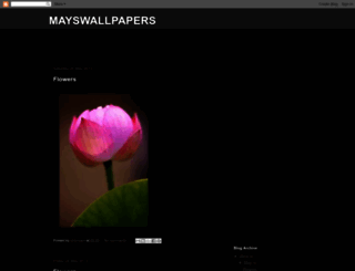 mayswallpapercollection.blogspot.com screenshot