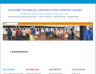 mayumbaconstruction.com screenshot