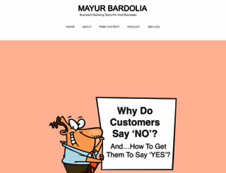 mayurbardolia.com screenshot