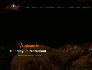 mayurirestaurant.com screenshot