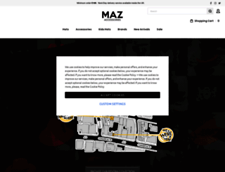 mazaccessories.com screenshot
