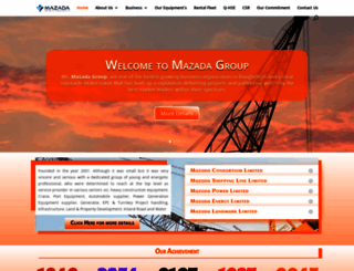 mazadagroup.com screenshot
