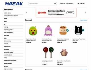 mazakzabawki.iai-shop.com screenshot