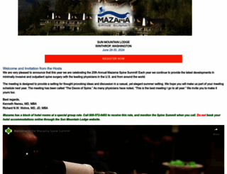 mazamaspinesummit.org screenshot