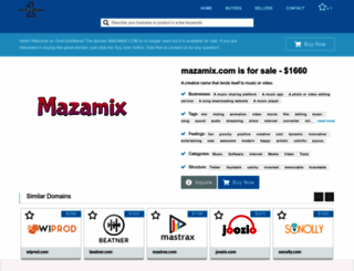 mazamix.com screenshot