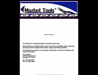 mazbot-tools.com screenshot