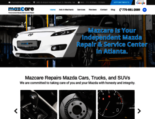 mazcare.com screenshot