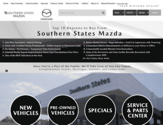 mazdaofraleigh.com screenshot