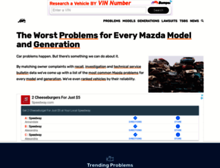 mazdaproblems.com screenshot