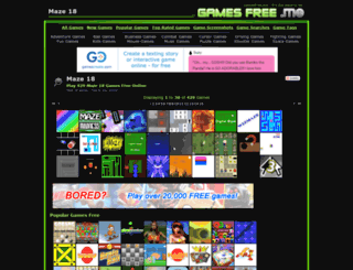 maze-18.gamesfree.me screenshot