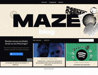 mazeblog.com.br screenshot