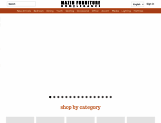 mazinfurniture.com screenshot