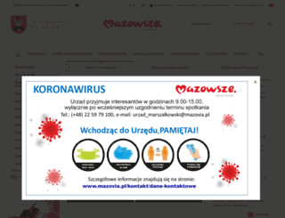 mazovia.pl screenshot