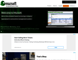 mazsoft.co.nz screenshot