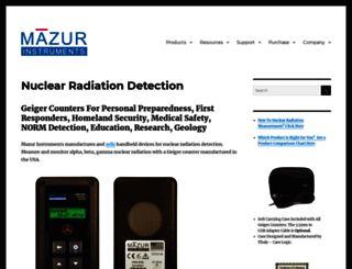 mazurinstruments.com screenshot