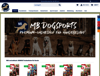 mb-dogsports.de screenshot