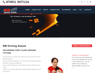 mb-drivingschool.co.uk screenshot