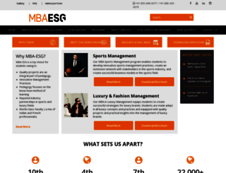 mba-esg.in screenshot