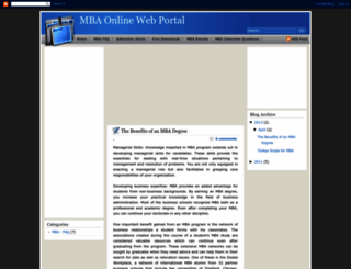 mba-online-portal.blogspot.com screenshot