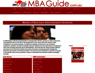 mbaguide.com.au screenshot