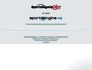 mbathletics.sportssignup.com screenshot